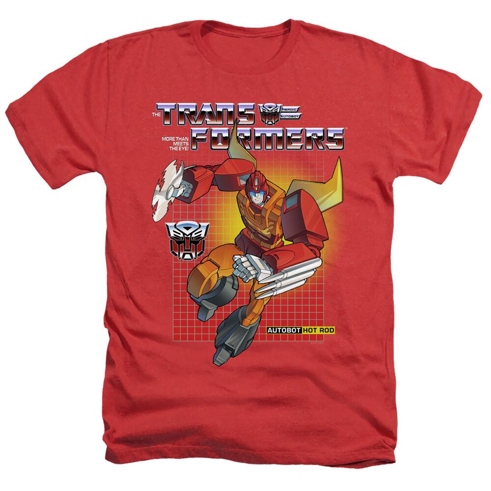 TRANSFORMERS HOT ROD Licensed Adult Men039;s Heather Tee Shirt SM-3XL Unisex T-Shirt S