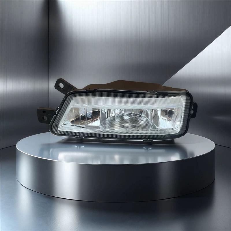 LED Dual-Lens Front Fog Lamp Assembly for Sany 328 Dump Truck - Super Bright, Anti-Fog. Left
