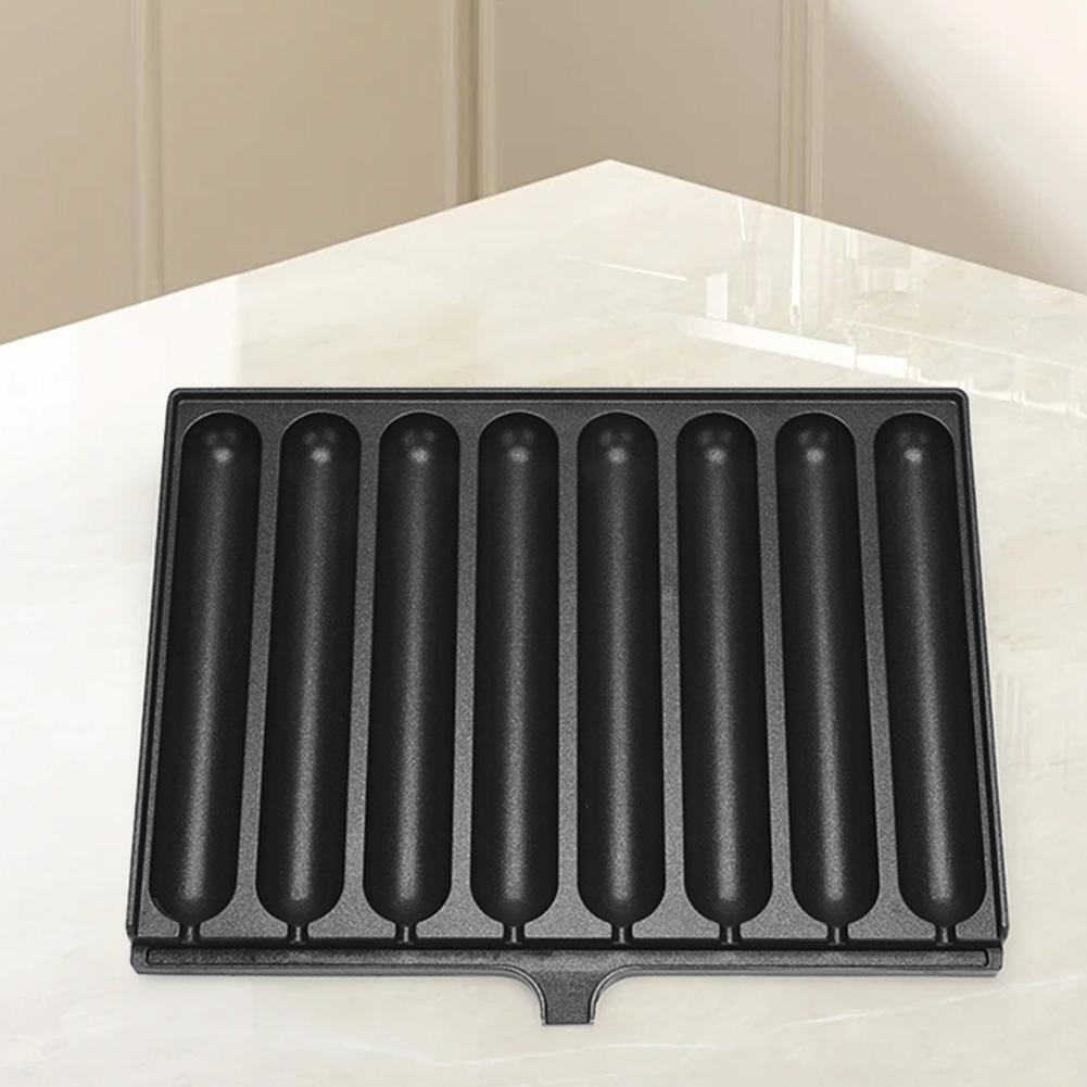 8 Grids High Quality Aluminum Alloy Sausage Pan for Hot Dogs and Corn Dogs Ideal for Outdoor Cooking and Breakfast Preparation