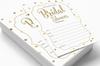 Inkdotpot 30 Bridal Shower InvitationsA  Gold ConfettiA  Wedding Fill-In Style Invites Blank