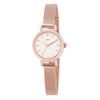 Minimal Metallic Mesh Thin Mesh Matte Metallic CF4A0010 Pink Gold J-AXIS Watch, Belt, Strap, Color, Delicate, Simple, Casual,