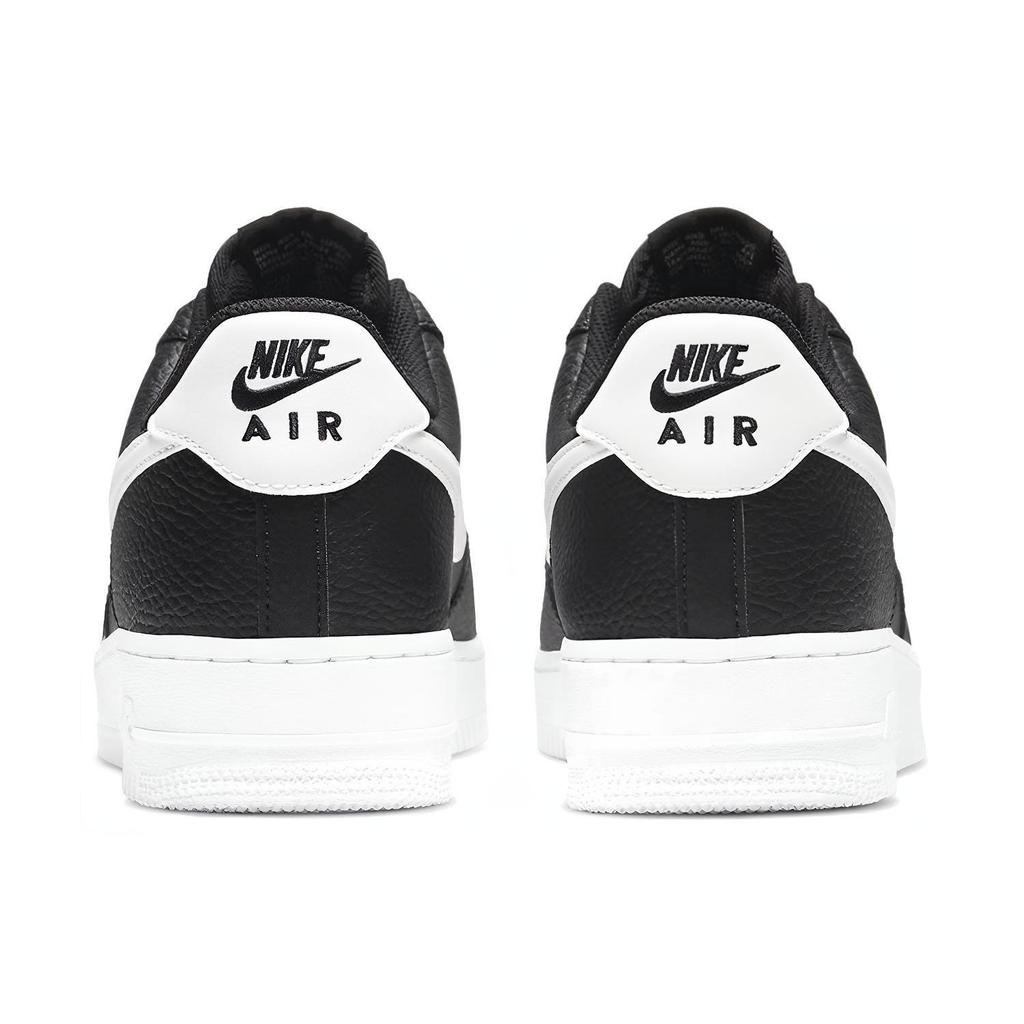 Nike Air Force 1 07 Schwarz Weiß Genarbt Herren Sneaker CT2302-002