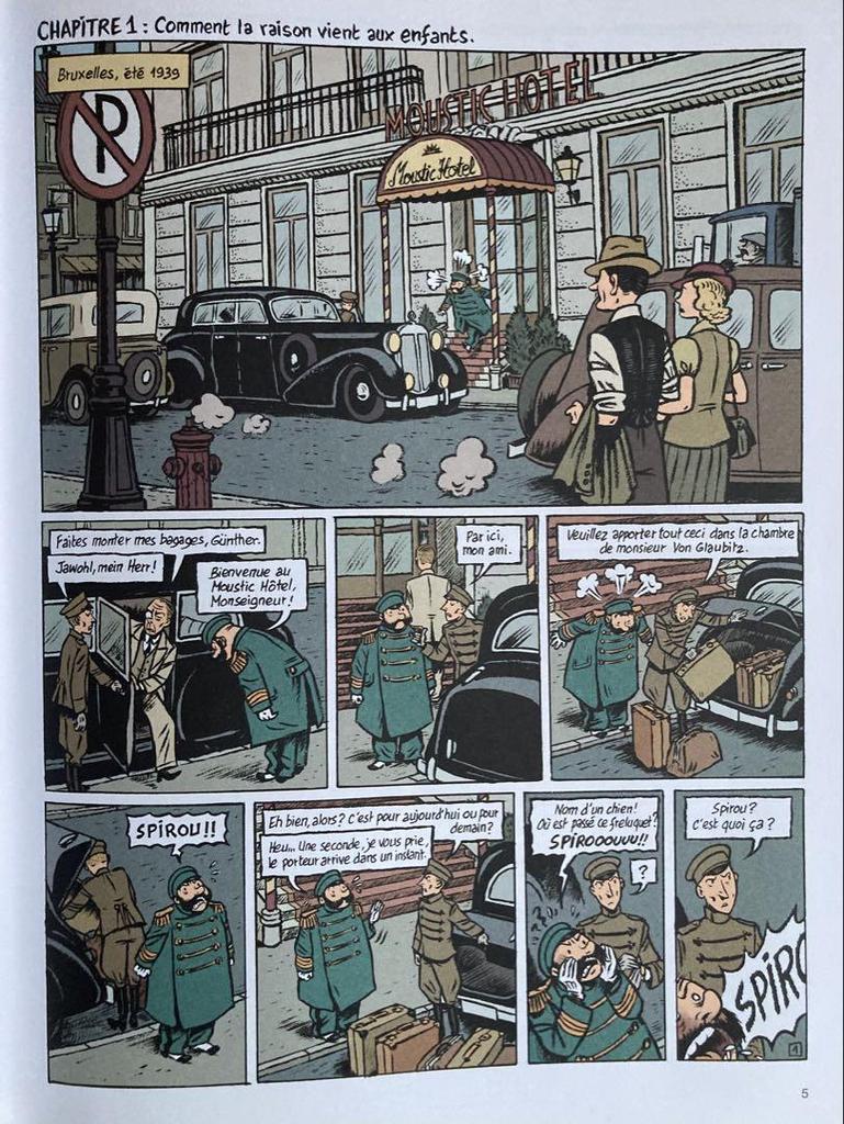 [USED] Spirou the Journal of an English BD French Comics