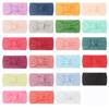 Summer Children's Headgear Baby Solid Color Nylon Knotted Wide Edge Headband Soft Double Knotted Headband