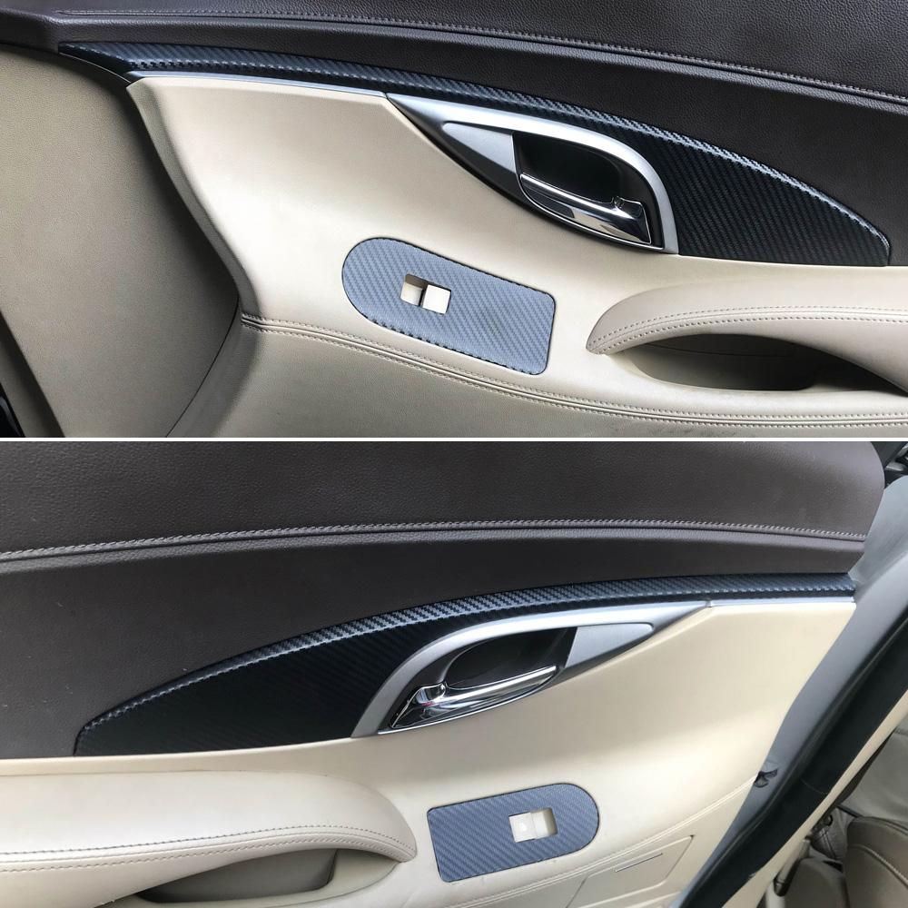 Carbon Fiber For Buick Lacrosse 2009-2012 Car Film Interior Sticker Center Console Gear Dashboard Air Door Handle Lift Panel