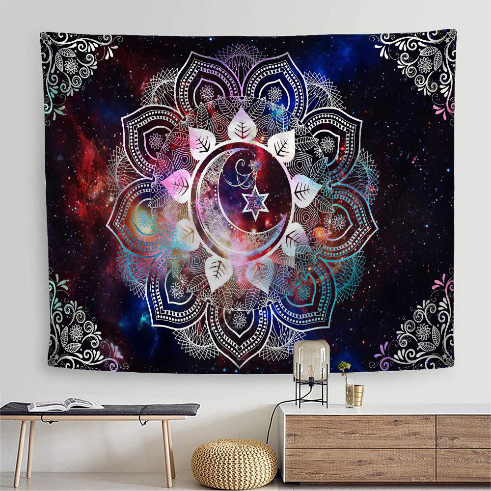 Bohemian style tapestry for bedroom photo background fabric living rooms bedrooms macrame wall hanging room decor aesthetic