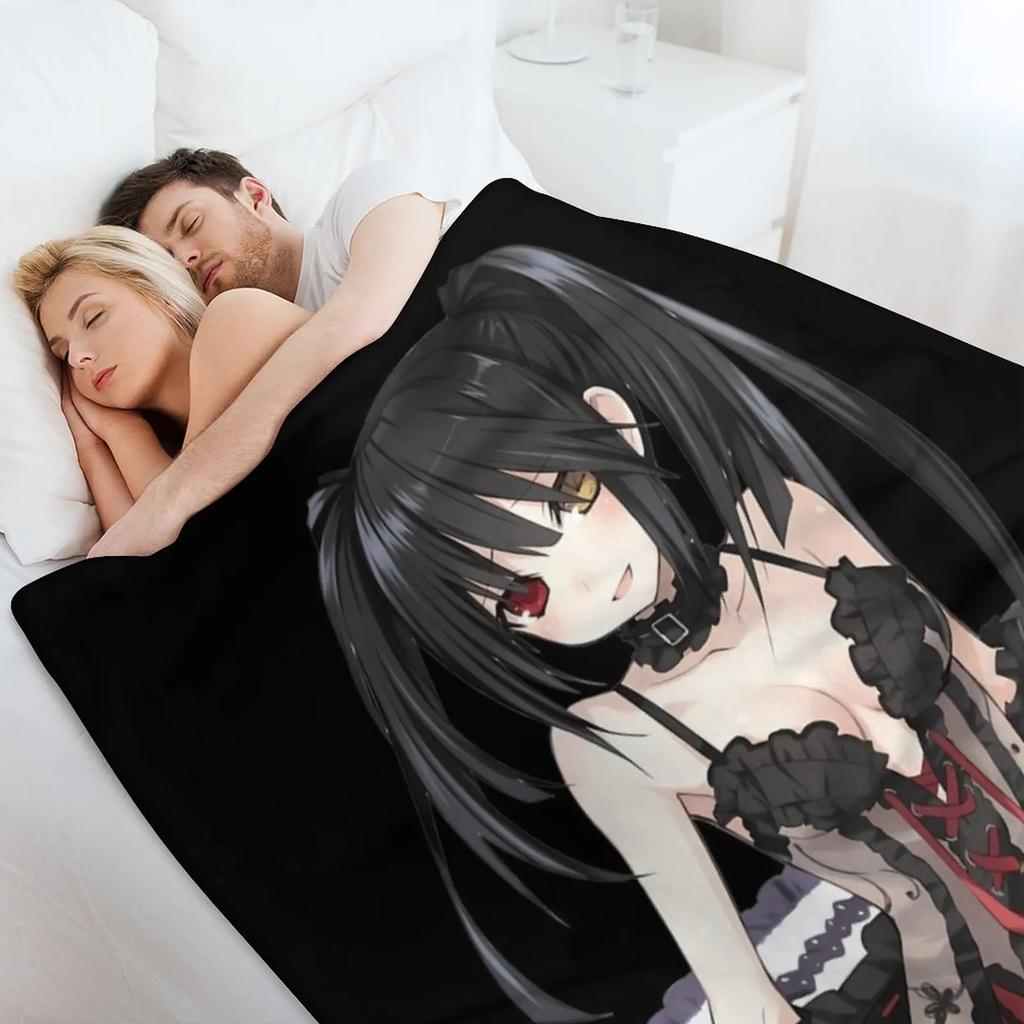 Kurumi Tokisaki Throw Blanket Giant Sofa Sofa Throw Sofa For Decorative Blankets