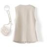 High-End Suit Vest Women New Spring Autumn Light Luxury Unique Slim Fit Waistcoat