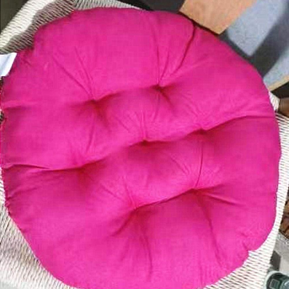 Modisches Nickerkissen Runder Pad Einfarbige Verdickte Sitzkissen Rutschfeste Tatami-Matte Esstisch