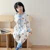 Cotton Baby Sleepsuit With Leg Separation Toddlers Lightweight Fall Pajamas Neutral Design