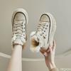 Trendy High Top Cotton Shoes for Autumn and Winter  New High Top and Plush Warm and Versatile Casual Sports Women's Shoes