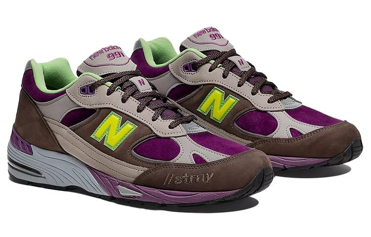 991 Stray Rats X 991 Wmns New Balance Made In England 'Purple Green' Women's W991SRG