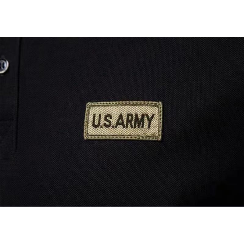 Vysoce kvalitní pánské polo tričko s výšivkou, krátký rukáv, nežehlivé