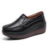 Korean Style Wedge Heel Platform Slip-on Shoes for Women