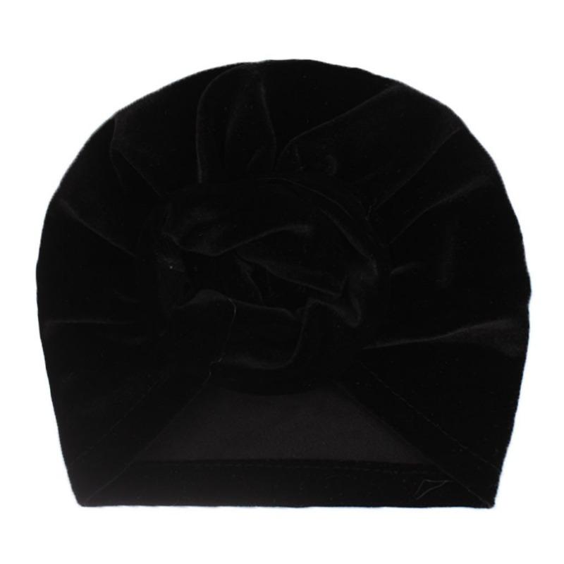 New children's hat 11-color golden velvet warm spring, autumn and winter baby tire cap, soft baby tire cap