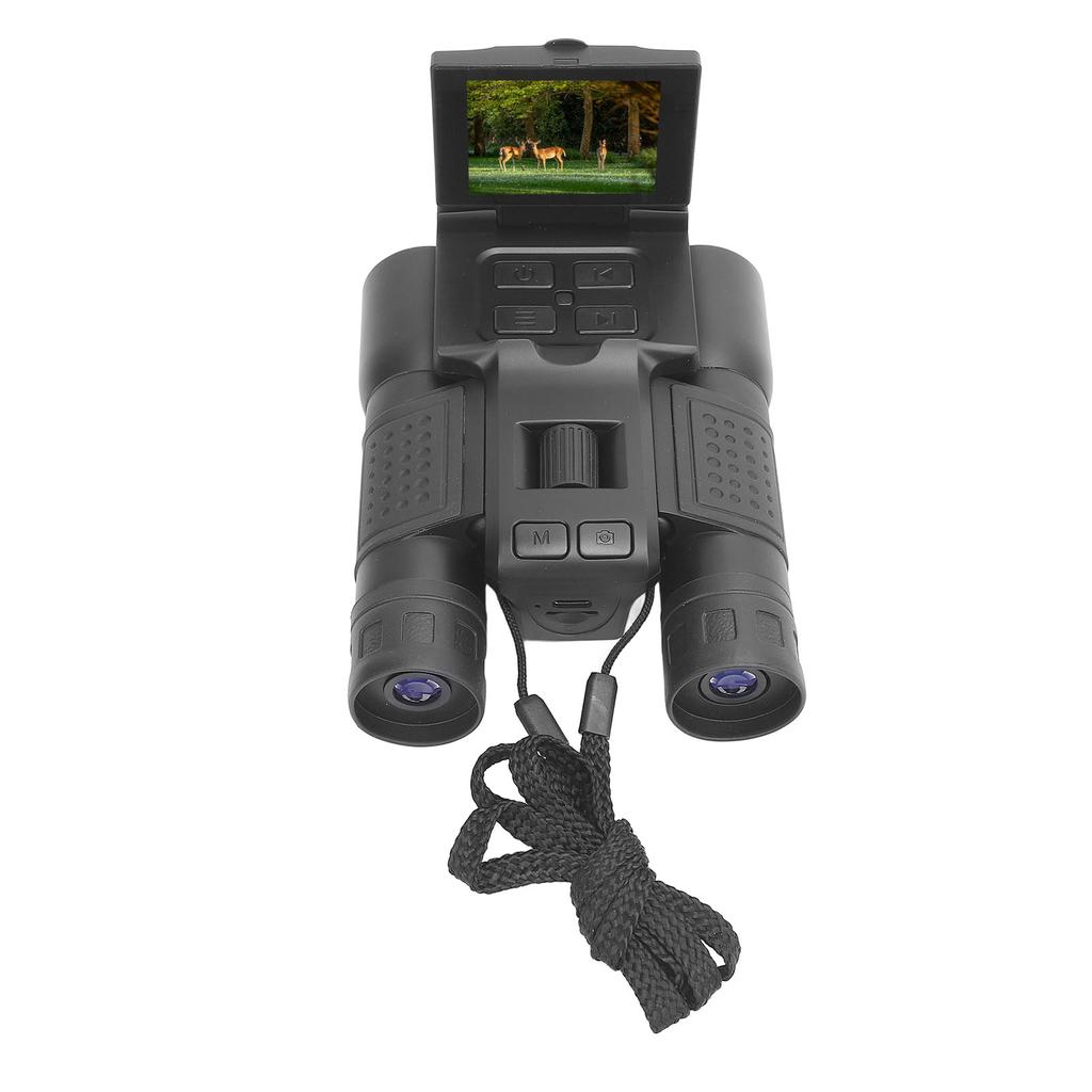 Ψηφιακά Κιάλια 12x32 με Κάμερα 2.5K UHD 48MP 8x Ψηφιακό Ζουμ Βιντεοκάμερα με Έγχρωμη Οθόνη 2,4 ιντσών για Παρατήρηση Πουλιών 128GB