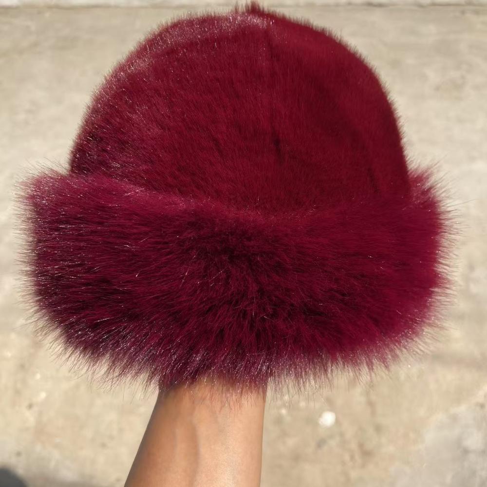 

2024 New Thickened Warm and Fashionable Women s Fisherman Hat One size