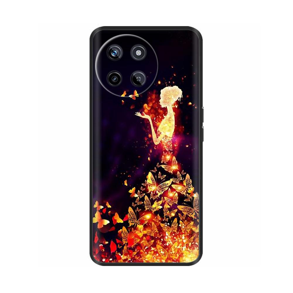 For Realme 11 4G Case Global Luxury Painted Cover for Realme 11 4G 6.4'' Shockproof Shell for Realme11 4G Soft Cases Capas Coque