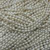 1String, White Natural Freshwater Pearls, Handmade Rice Pearl Beads for Jewelry Making DIY Crafts (Beads 7.5-8.5mm, Length 36cm)
