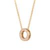 Pave Circle Collier Pendant & Necklace 925 Sterling Silver Necklaces for Women Original Jewelry Gift Colares New