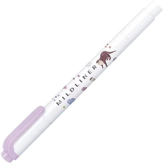 Zebra Mildliner Limited Edition Animal Mild Highlighter, Print, WKT7-AS-M (OL Olive)