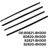 Toyota 2001-2007 Window Soundproof Sealing Strip, Exterior Water Deflector Trim, 80821-8H300