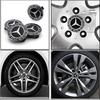 FOW5   Hot 2026 New For Benz 4PCS 75mm Car Wheel Center Cap Hub Covers Badge Accessories For Mercedes benz AMG C E S GLE CLC Class W204