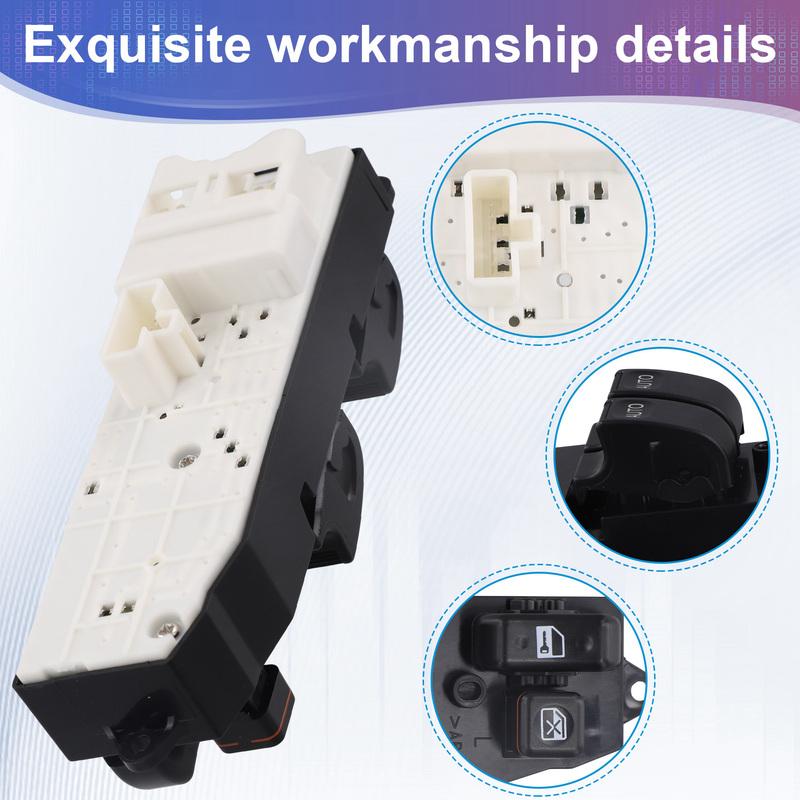 A58X-Car For Toyota 4Runner 1995-2002 Compatible 84820-35060 8482035060 Front Left Power Window Regulator Switch