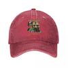 MF Dm Madvillain Vintage Retro s Unisex Women Baseball Caps Distressed Denim Washed Hats Cap Casual All Seasons Travel Sun Cap