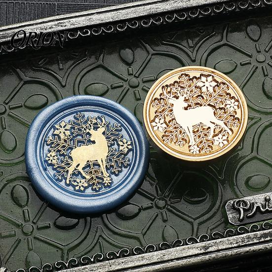 Metal Wax Stamp Head Brass Seal Heads, Alphabet Christmas Embossed Sealing Wedding Invitation for Envelope Gift Wrapping Journal Scrapbook Decor