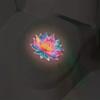 Glow-in-the-Dark Flower Toilet Lid Sticker Self-Adhesive Luminous Bathroom Decor Night Glow Removable Wall Decal