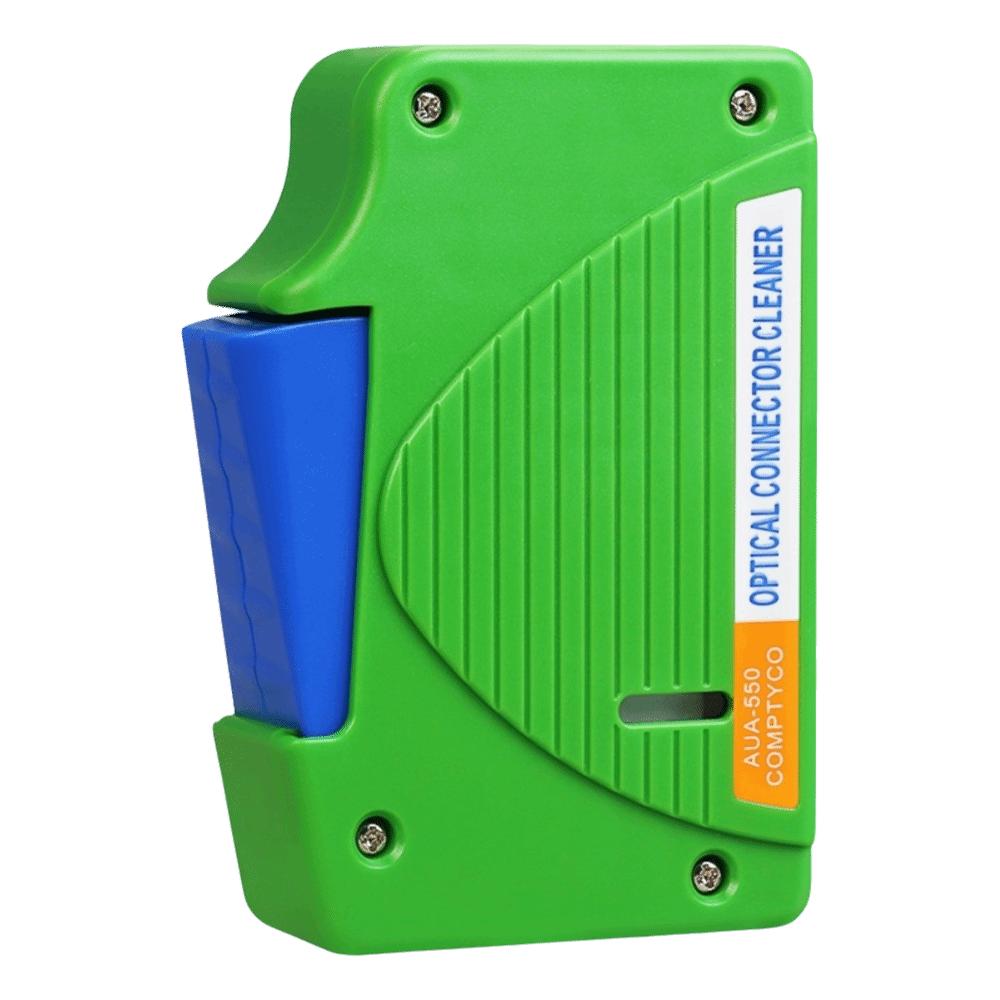 

Replaceable Core Pigtail Cleaner Cassette Convenient Fiber Wiping Tool Telecommunications зелений