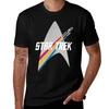 Star Trek Original Series Retro Striped Logo Tshirt Simple Line Art Print Tee