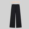 Lulu-Inspired High Waist Yoga Pants - Drawstring Straight Leg with Loose Drape for Casual Sports