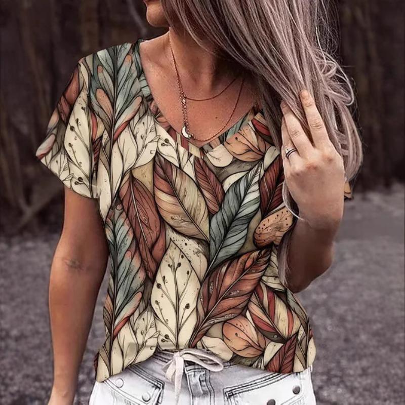 

Casual Versatile Fashionable Trendy High-quality Breathable Women s Short Sleeved T-shirt S