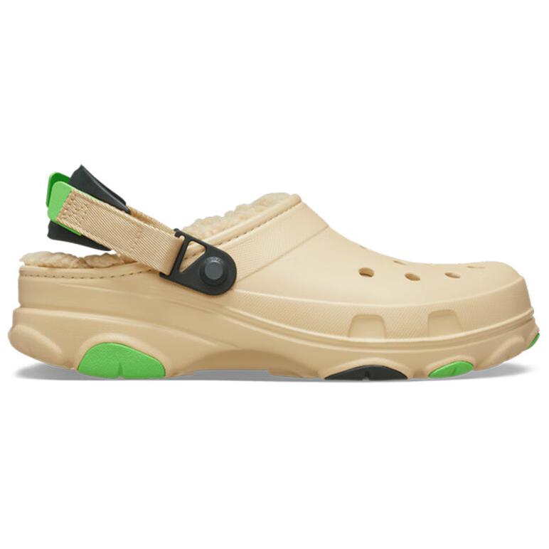 Crocs All Terrain Lined Clog EVA Comfortable Breathable Clogs Unisex clogs Light-Yellow 207936-0HY