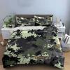 Camouflage Three-Piece Outdoor Set Bedding Set with 1 Duvet Cover 2 Pillowcases Single Double King Queen, Gift