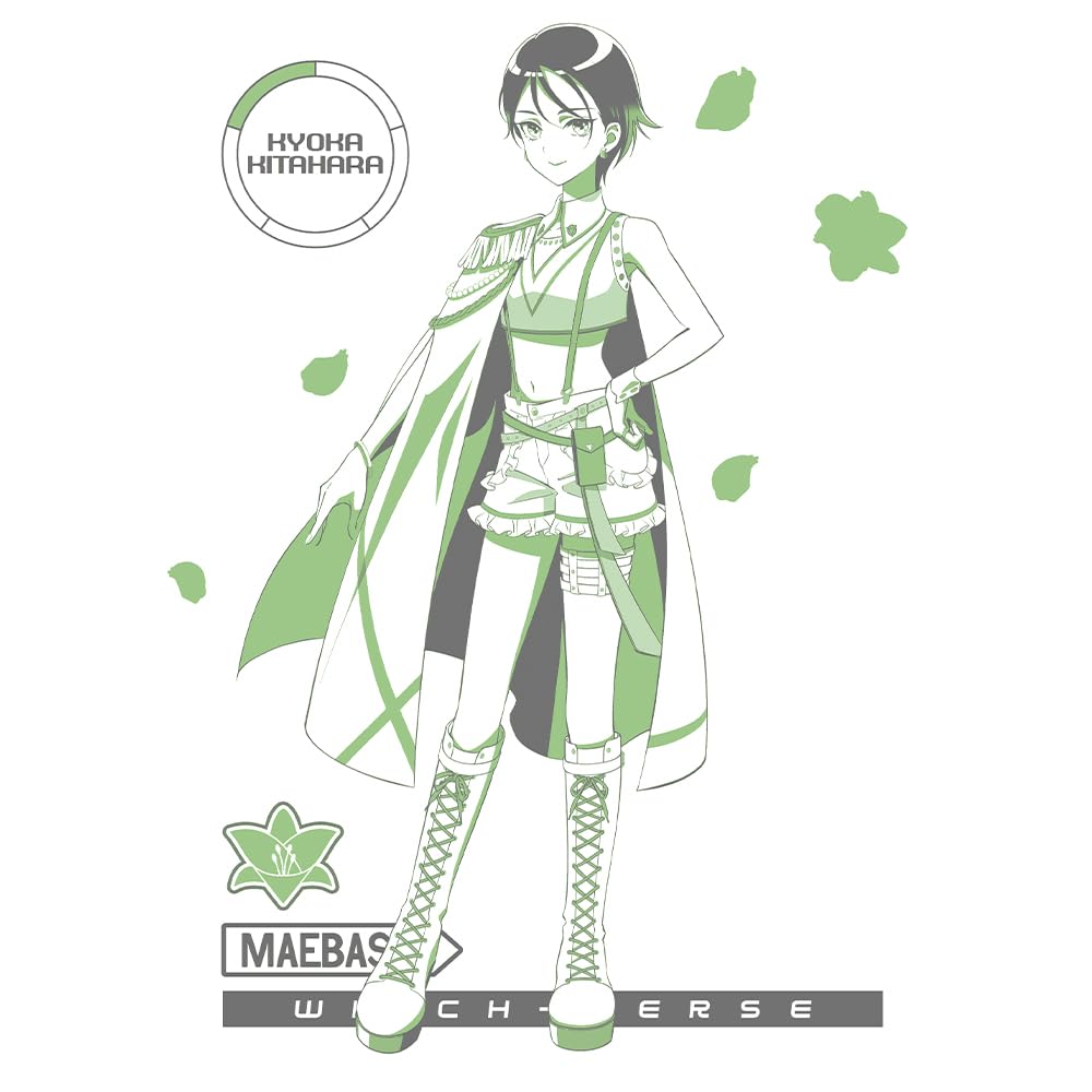 2D COSPA Maebashi Witches Kitahara Kyoka WHITE L size [Official] T-shirt