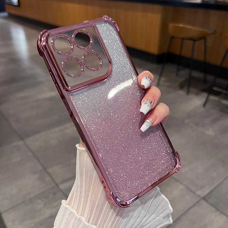 Luxury Plating Edge Glitter Case For Motorola Signature Moto G77 G67 G86 Power G56 G66J/Y Edge 70 Ultra 60s Fusion 50 Pro Cover