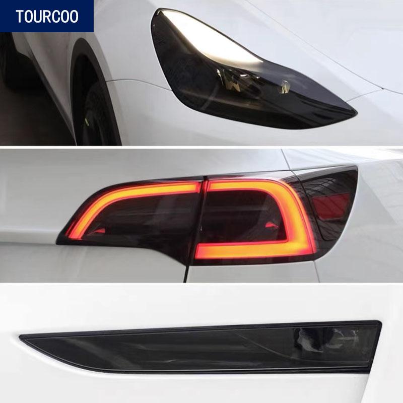 

Для Tesla Model 3 YXS TPU черненая фара, задний фонарь, противотуманная фара, защитная пленка, модификация автомобиля, изменение цвета