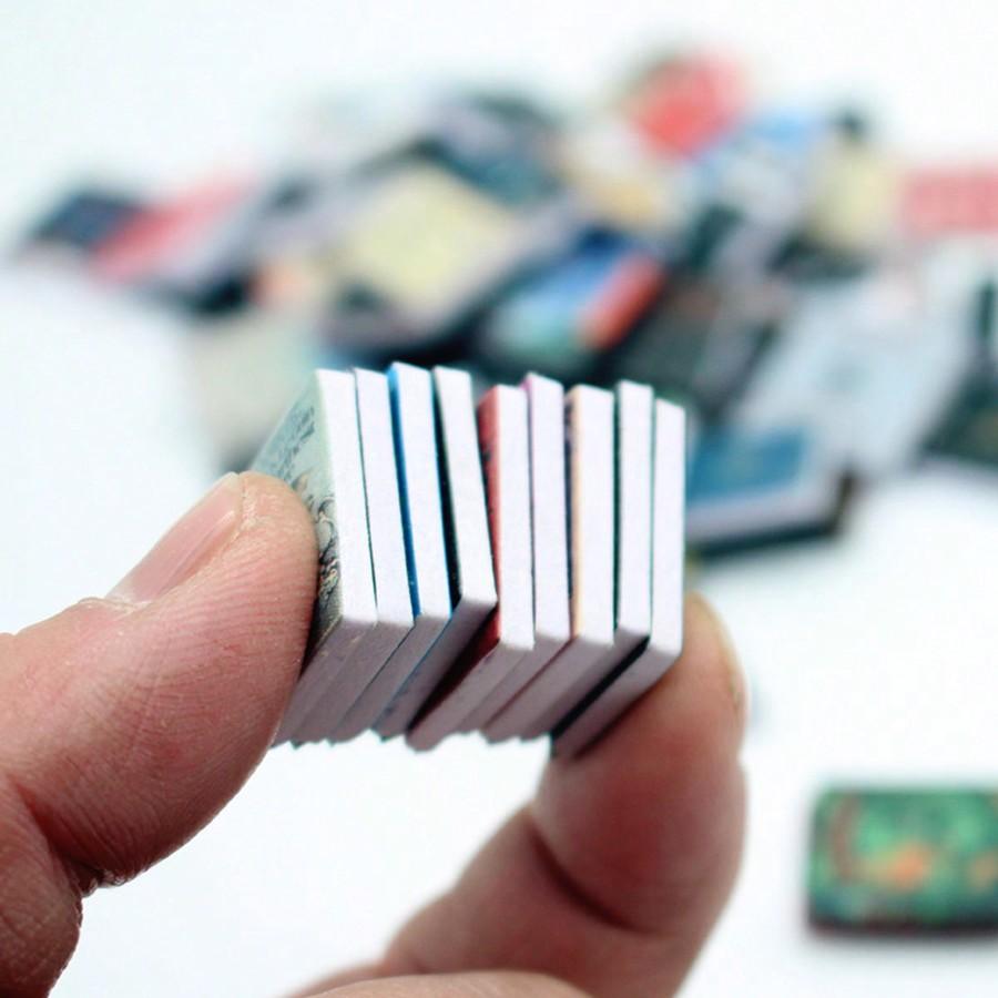 10/20pcs Mixed Micro Artificial Mini English Books, 1:12 Dollhouse Accessories, DIY Furniture Models, Decorations, Gifts For New Year,Christmas
