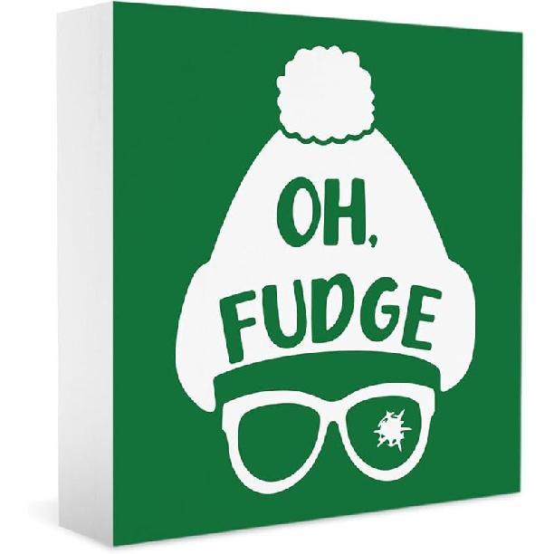 Christmas Vacation Funny Decorations - Xmas Holiday Sign, 5 X 5 Inches