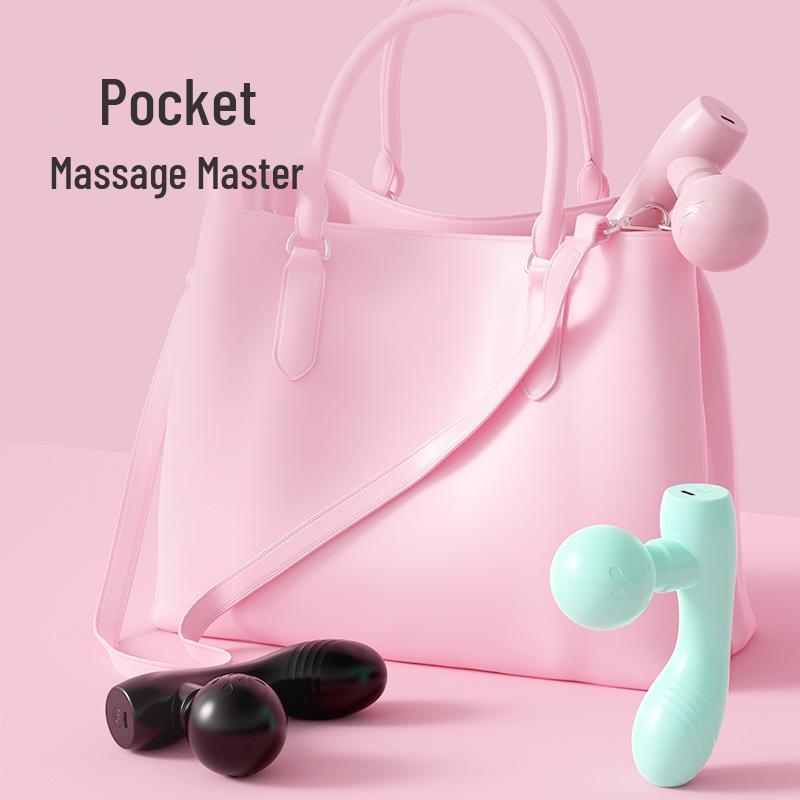 Double Head Electric Muscle Massager for Women - Portable Mini Fascial Gun for Relaxation