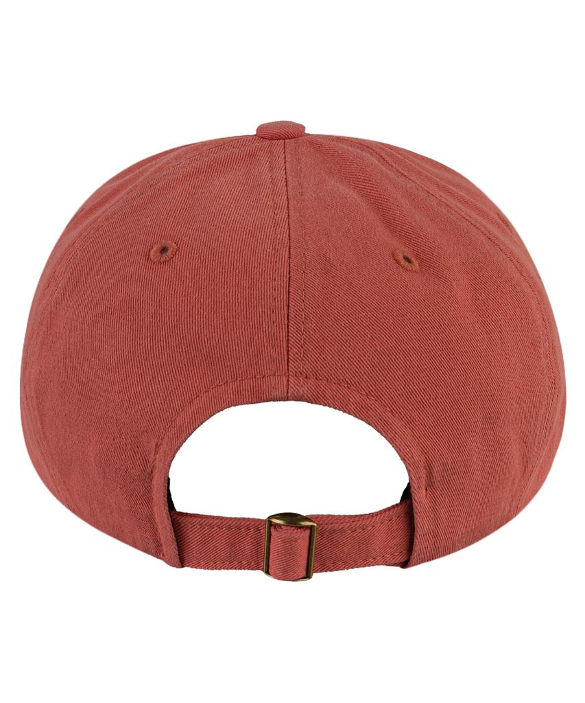 Chaebteo Standard 5-Panel Two-Tone Washing Ball Cap-Pink