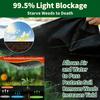 Polypropylene Weed Barrier Fabric Black Woven Grow Mulch Film  Driveway Control