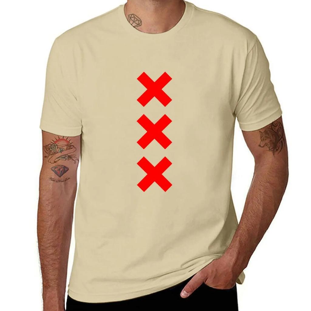 Amsterdam XXX Logo TShirt Oversized T Shirt Graphic Tee Shirt Sweat Plus Sizes Unisexs T Shirts