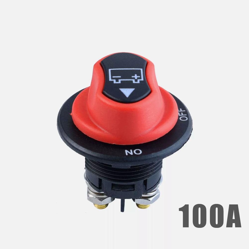 Battery Disconnect Switch 100A 12V for Car Truck SUV Boat Marine