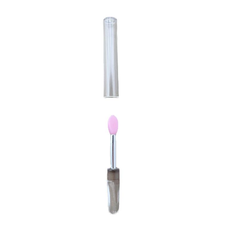 Patent Authorized Dustproof Portable Silicone Lip Brush with Lid