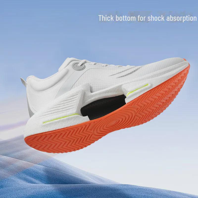 Autumn Men's Lightweight Air Cushion Marathon Running Shoes, Size 45 - Shock Absorbing Sports Shoes for Couples