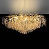 Minimalist LED Ceiling Chandelier Luxury Interior Decor Crystal Pendant Lamp for Living Dining Room Gold Silver Lighting Fixture